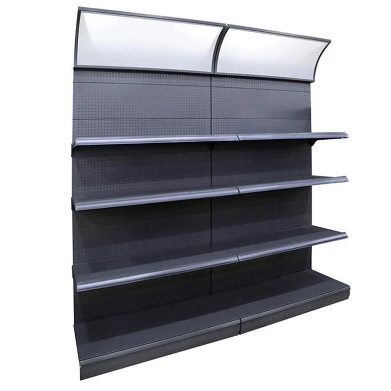 Convenient Installation Metal Store Racks Supermarket Shopping Shelf Gondola
