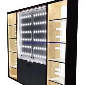 China Manufactured Customized Modern Designed Metal Frame Acrylic Wooden Supermarket Display Shelf Household Furniture Filing Cabinet