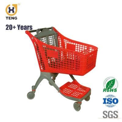 220L Pure Plastic Supermarket Shopping Trolley, 100L 135L 170L 175L 200L 220L