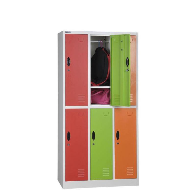 Fashion Z Shaped Door Lockers Multi-Door Locker for Changing Room Work Lockers