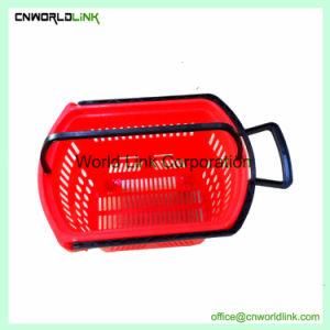 Folding Plastic Vegetable Specific Shopping Portable 30L Basket