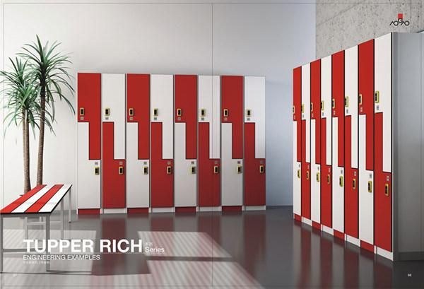 Compact Laminate HPL Phenolic Board Locker with Key