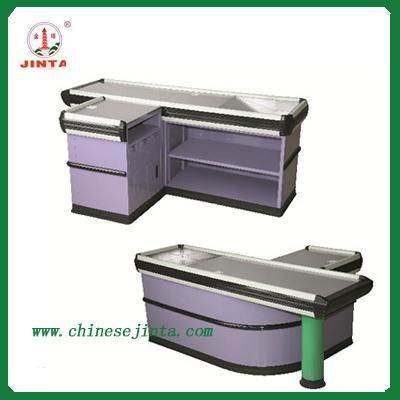 Checkout Counter with Conveyor Belt, Electric Checkout Counter (JT-H01)