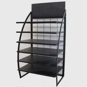 Supermarket Six-Layers Metal Display Rack for Snack, Bakery &amp; Drinking Homely Storage Shelf