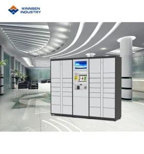 Multi Payment Devices Access Rental Locker for Luggage Storage Used in Library Airport Train Station