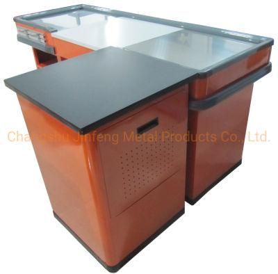 Supermarket Cashier Table Retail Store Checkout Counter Jf-Cc-068