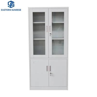 Office/School Storage Locker with Glass Door and Steel Door