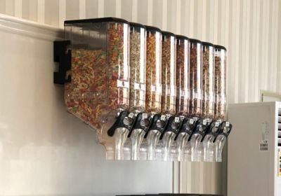 Plastic Storage Box Bulk Cereal Gravity Dispenser
