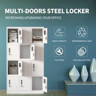 12 Door Compartments Steel High School Lockers/Shoe Storage Cabinets