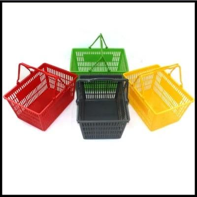 Supermarket Store Use Plastic Shopping Basket for Sale