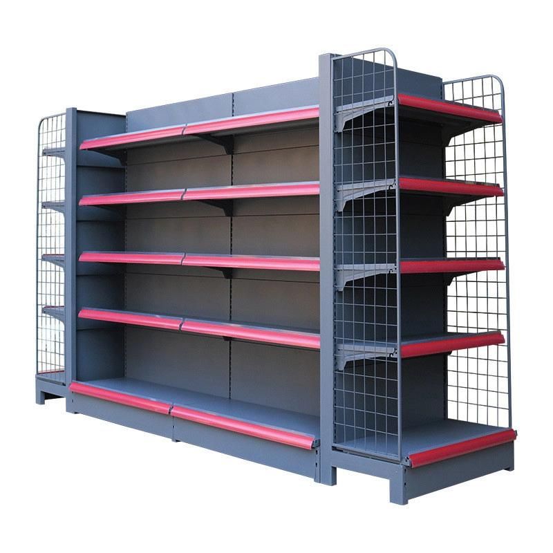 Snack Shelf Multi-Layer Double-Sided Display Rack Supermarket Shelf