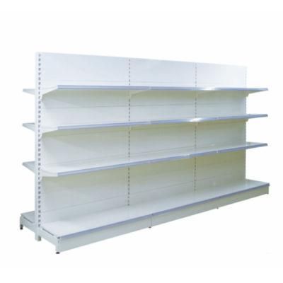Double Sided Cold Rolled Steel Supermarket Rack Store Shelf