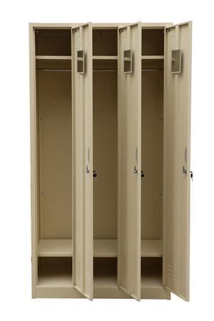 Clothes Storage Metal Cabinet Steel Locker/3 Door Steel Locker