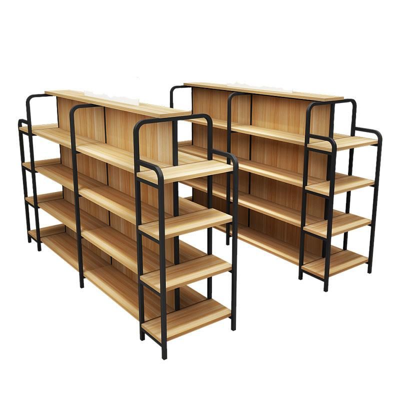 Supermarket Equipment Metal Racks Advertising Display Gondola Supermarket Shelf