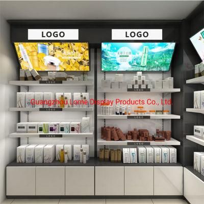 Fixtures Cosmetic Display Makeup Showcase Cosmetic Shop Interior Design Customize