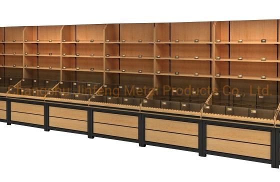 Customized Supermarket Shelf Bulk Goods Rack