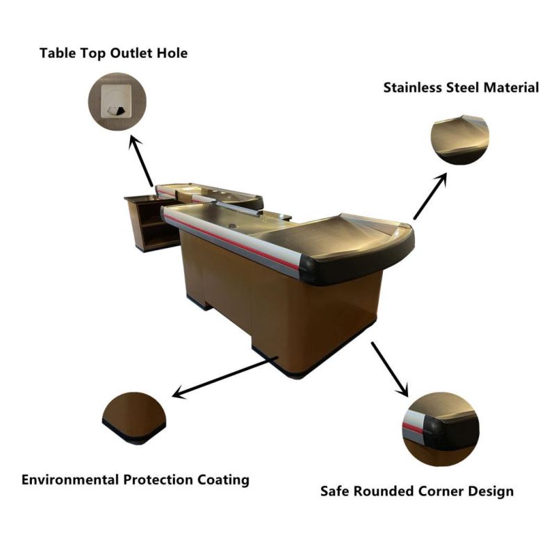 Easy Supermarket Checkout Counter Cashier Desk