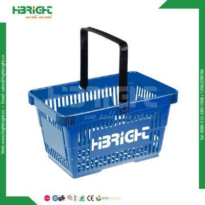 Grocery Baskets Supermarket Plastic Shopping Basket
