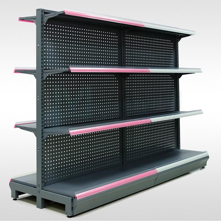 Metal Supermarket Gondola Shelf Factory Price Displays Shelf
