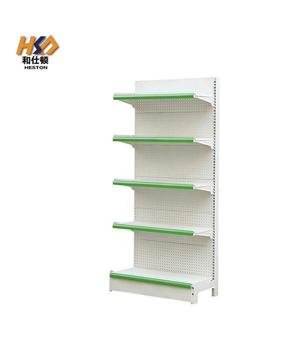 Hot Selling Chain Gondola Supermarket Metal Racks Display Shelf