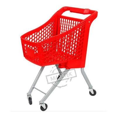 Best-Selling Supermarket Plastic Small Kids Children Shopping Trolley