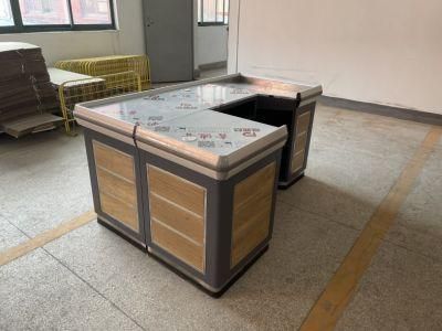 Factory Professional Made Retail Checkout Wooden Counters