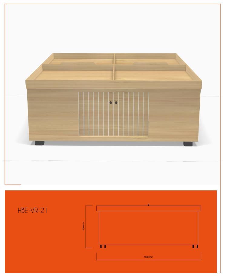 Trade Show Aluminum Backing Board Promotion Table