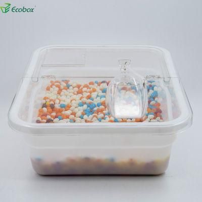 Plastic Bulk Food Storage Container Candy Box Scoop Bin