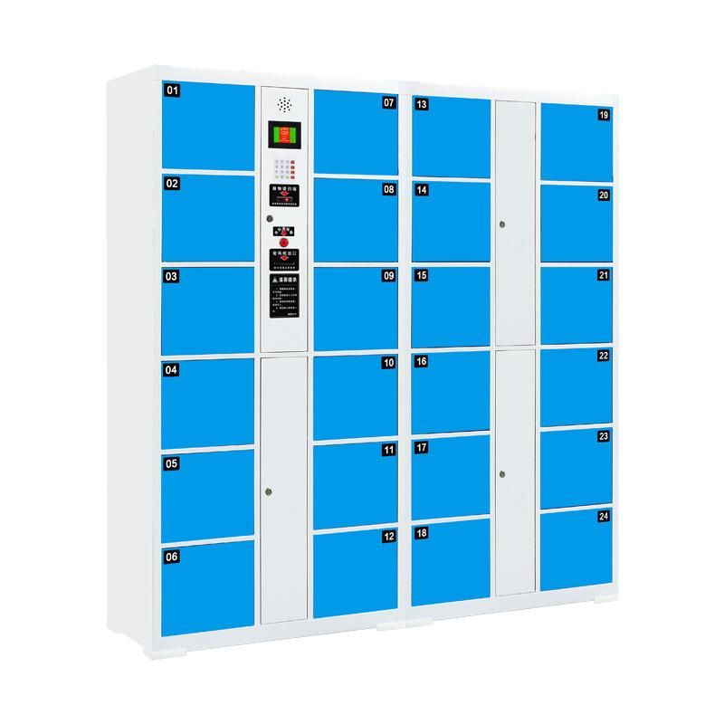 Hot Selling 24 Door Face Recognition Locker Smart Metal Locker