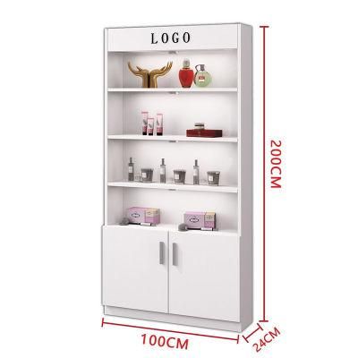 Custom Supermarket Multi-Layers Wooden Cabinet Jewelry Cosmetic Snack Display Rack