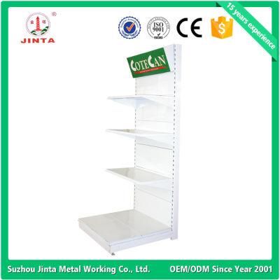 Double Sided Customized Supermarket Hypermarket Metal Shelf