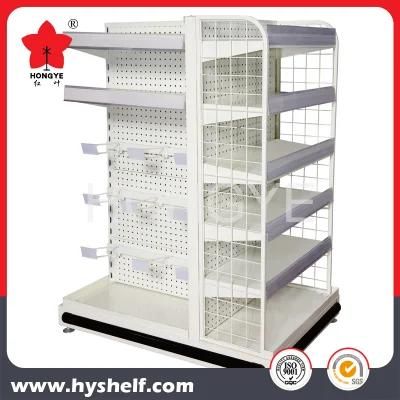 Supermarket Light Duty Wire Mesh Side Check-out Counter Shelving