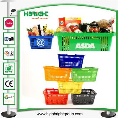 Hand Basket for Supermarket Grocery Store