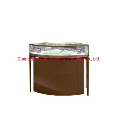 Customize Round Glass Display Cabinet Jewelry Store Furniture
