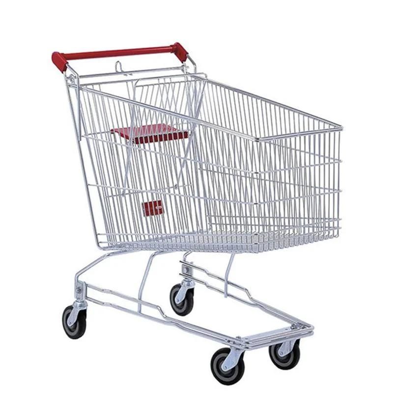 Euro Heavy-Duty Metal Supermarket Trolley Cart
