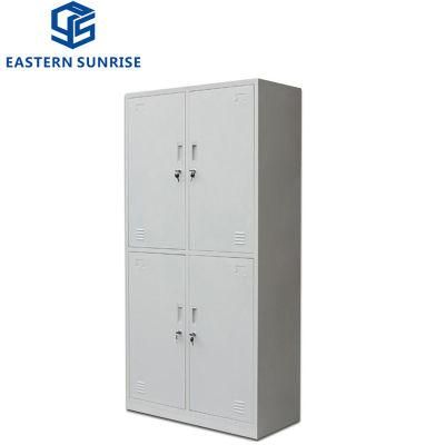 4 Doors Clothes Metal Steel Storage Locker