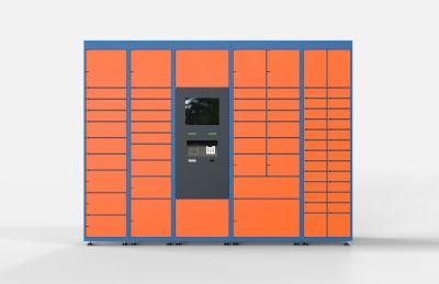 Smart Parcel Delivery Locker Hot Food Windows Cabinet Smart Food Locker for Fast Food Restaurant