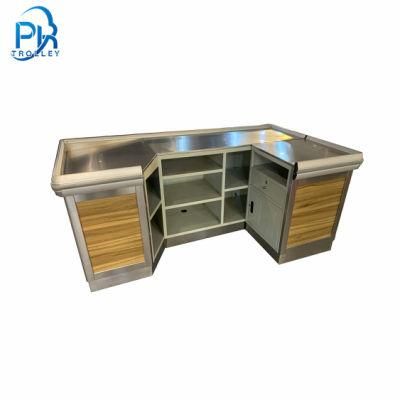 Guaranteed Quality Supermarket Design Grocery Store Checkout Counter for Sale