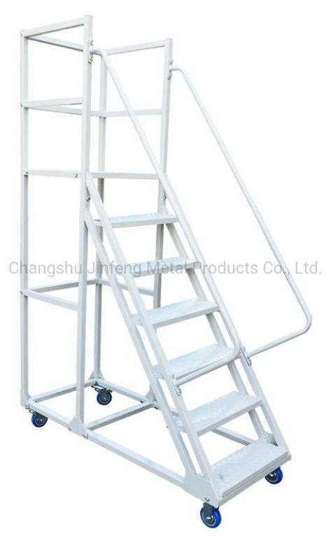 Supermarket & Warehouse Movable Stair Climbing Truck Ladder Truck Ladder Cart