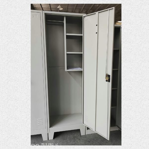 Fas-009 Knock Down Single Door Staff Metal Clothing Cabinet Steel Locker