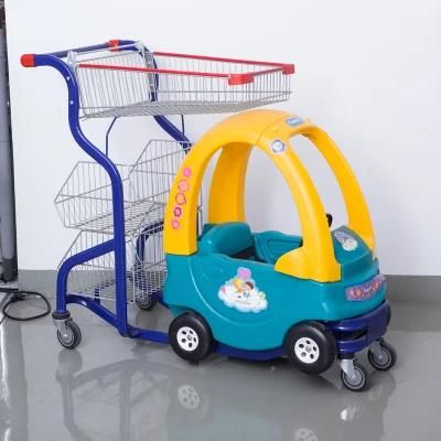 China Factory Kids Pretend Toy Shopping Cart Trolley Trendy Style Children Cart