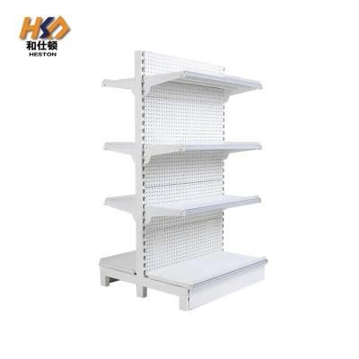 Factory Supply Metal Display Supermarket Shelf / Heavy Duty Gondola Supermarket Shelving