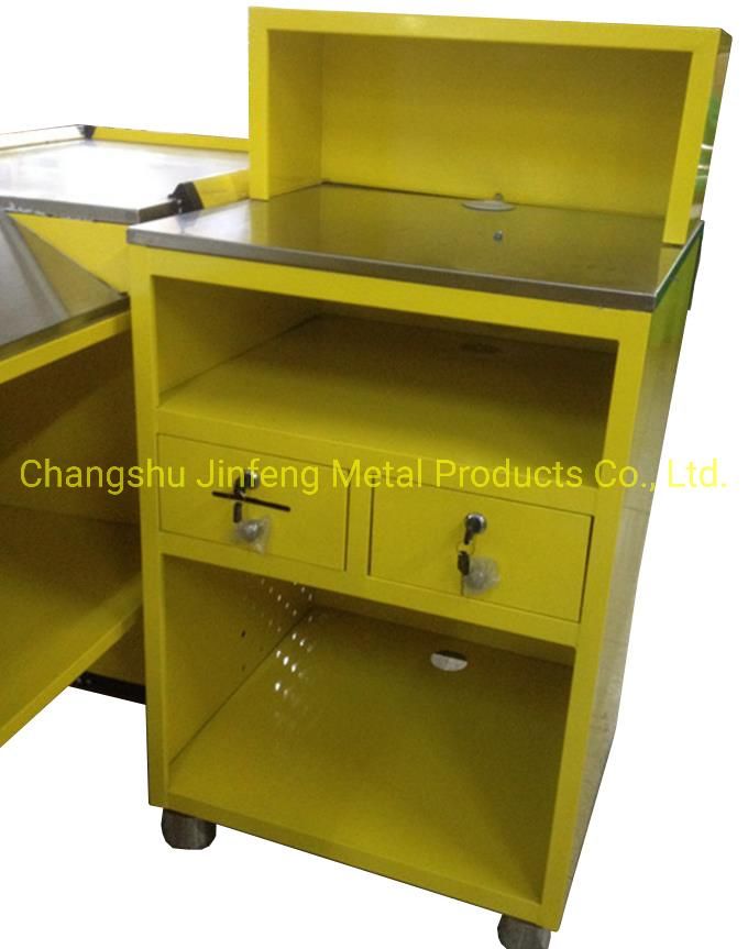 Customized Supermarket Cashier Desk Checkout Counter Jf-Cc-127