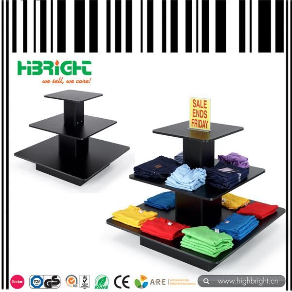 Popular Modern Wooden Display Rack Stands for Slat Hooks
