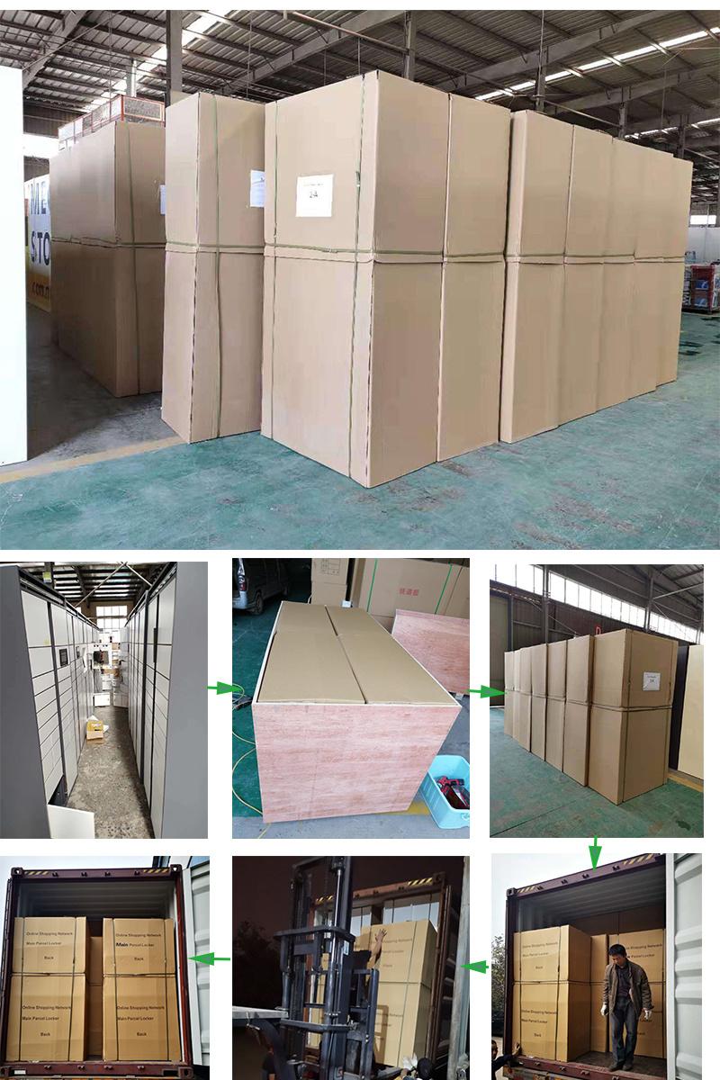 24 Door Automated Steel Storage Locker Face Recognition Cabinet