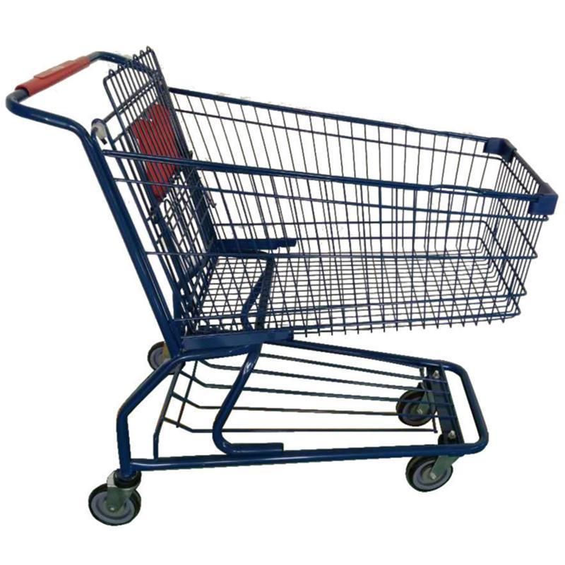Supermarket Shopping Trolley & Carts, Convenience Store Shopping Cart, Hand Push Cart for Shopping