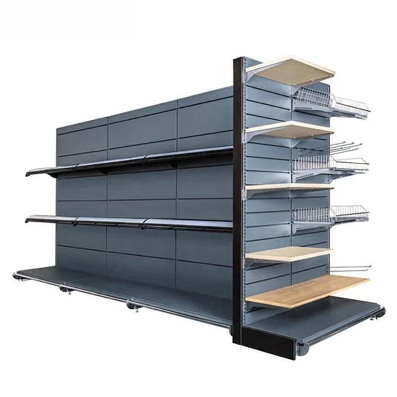 High Quality Double Side Single Side Adjustable Supermarket Rack Shelving