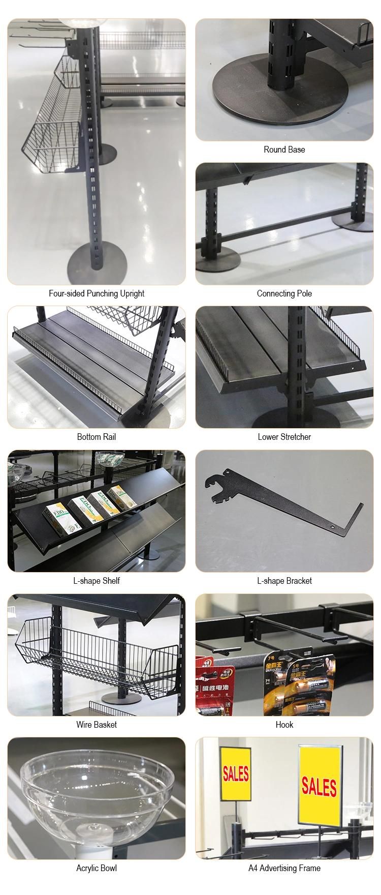 One-Stop Solution Awesome Checkout Counter Shelf for Supermarket