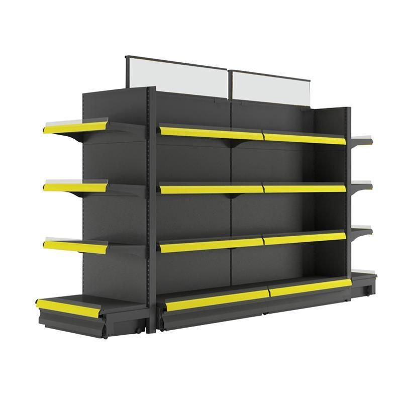 Advertising Gondola Supermarket Shelf Hypermarket Stand Multi-Layers Racks