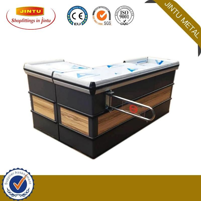 Supermarket Check out Counter with High Quality and Competitive Price